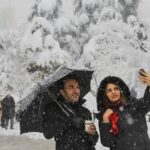 Heavy snow shuts down Tehran roads airports 4