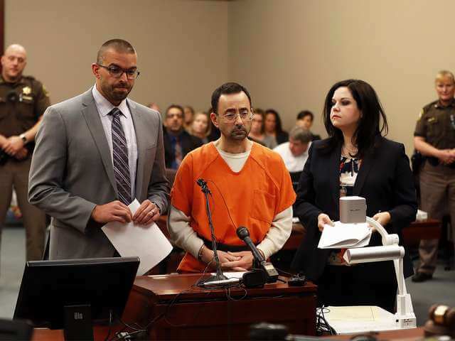 Larry Nassar sentenced to up to 175 years in prison
