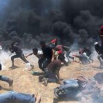 Palestinians were killed in the Gaza 2 1