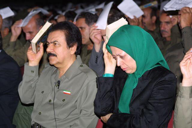 Massoud Rajavi and his wife Maryam