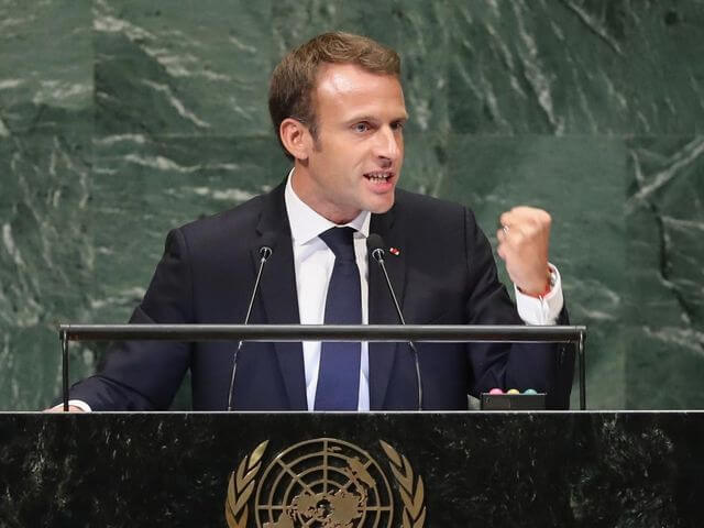 Emmanuel Macron 25 09 2018