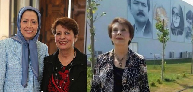 مرجان خواننده در کنار مریم رجوی و داخل پایگاه مجاهدین در آلبانی که به زندان اشرف ۳ موسوم می باشد. پایگاهی که در آن ازدواج و ارتباط خانواده با اعضای سازمان ممنوع است!