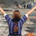 iran woman protestes